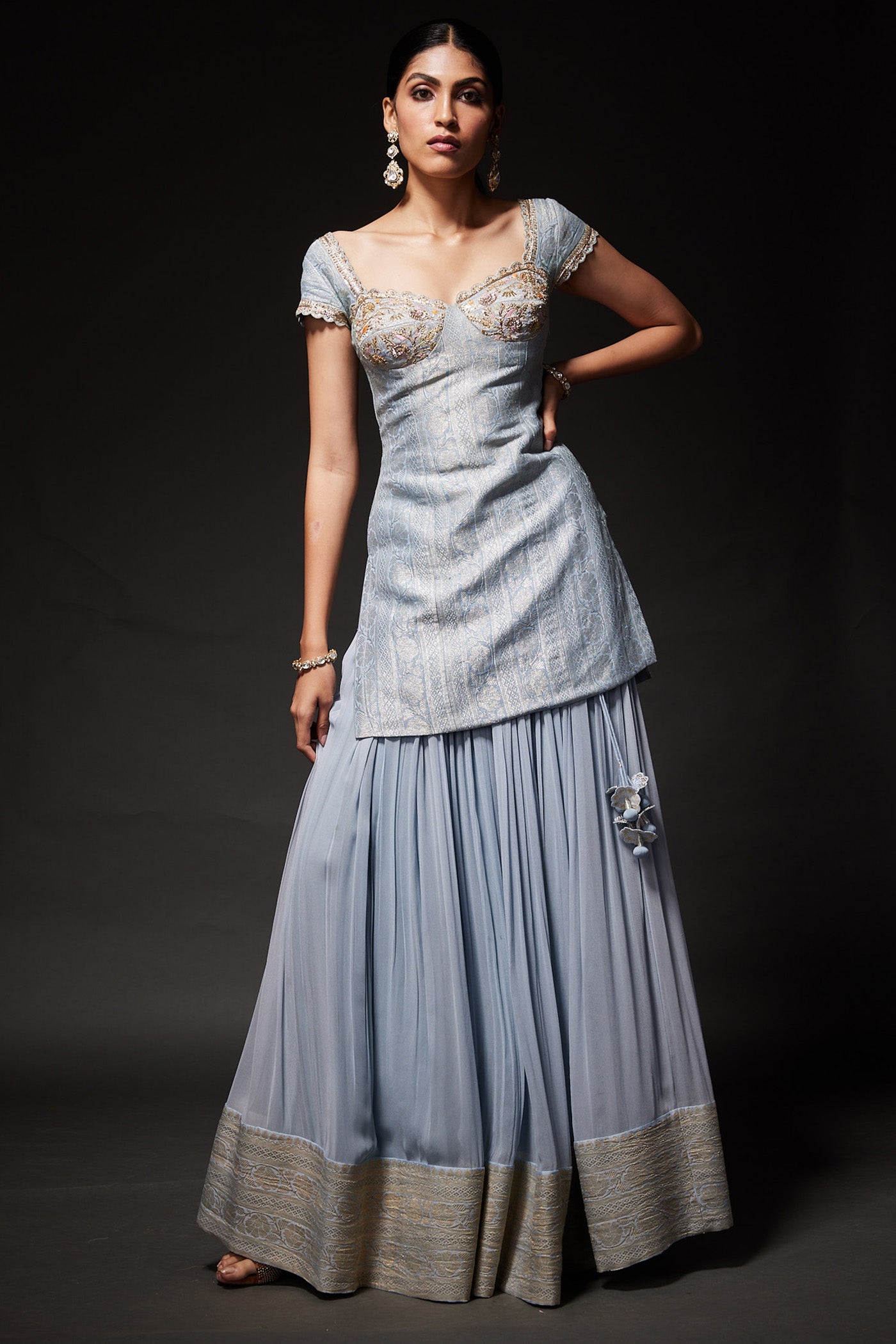 Powder Blue sherara
