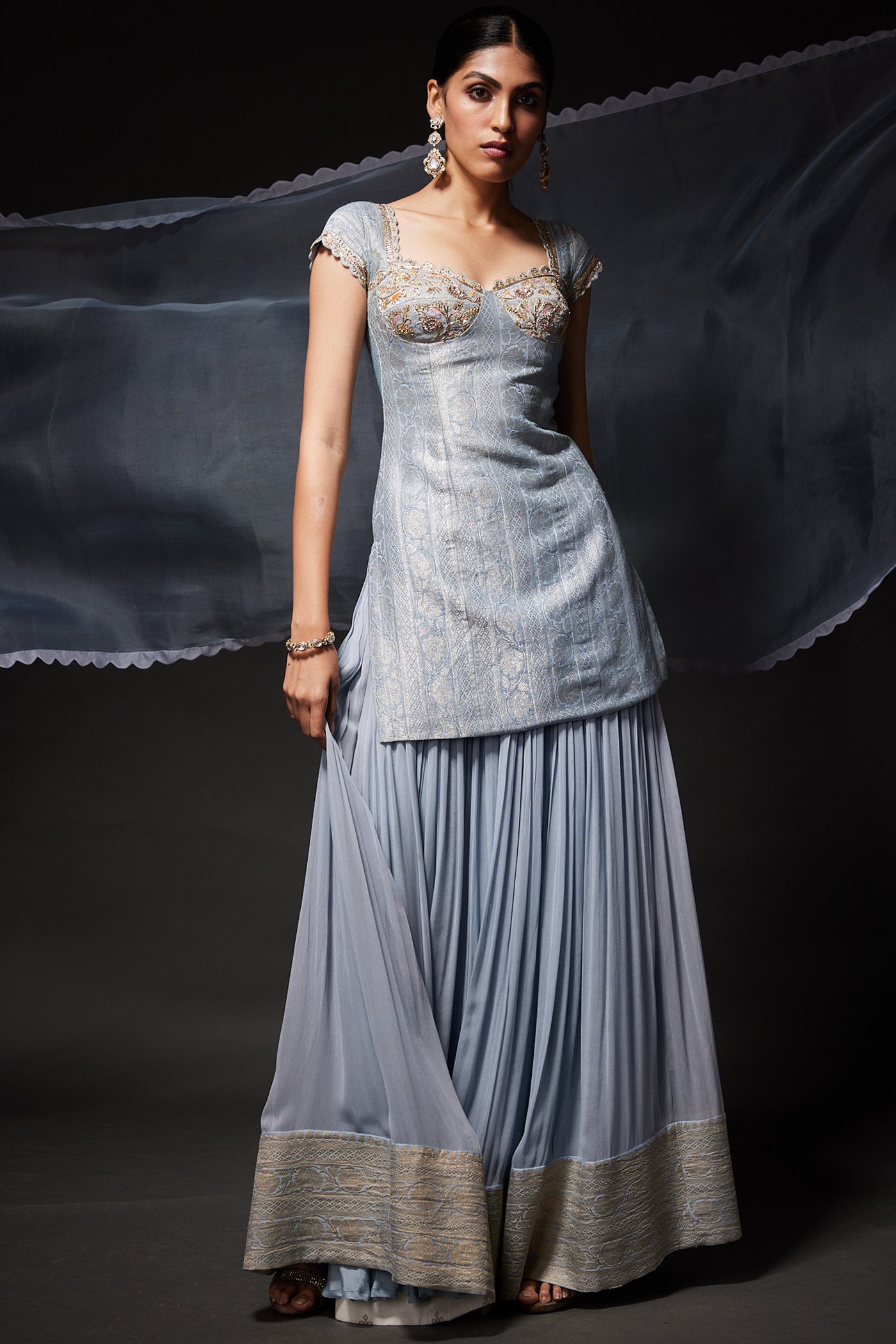 Powder Blue sherara