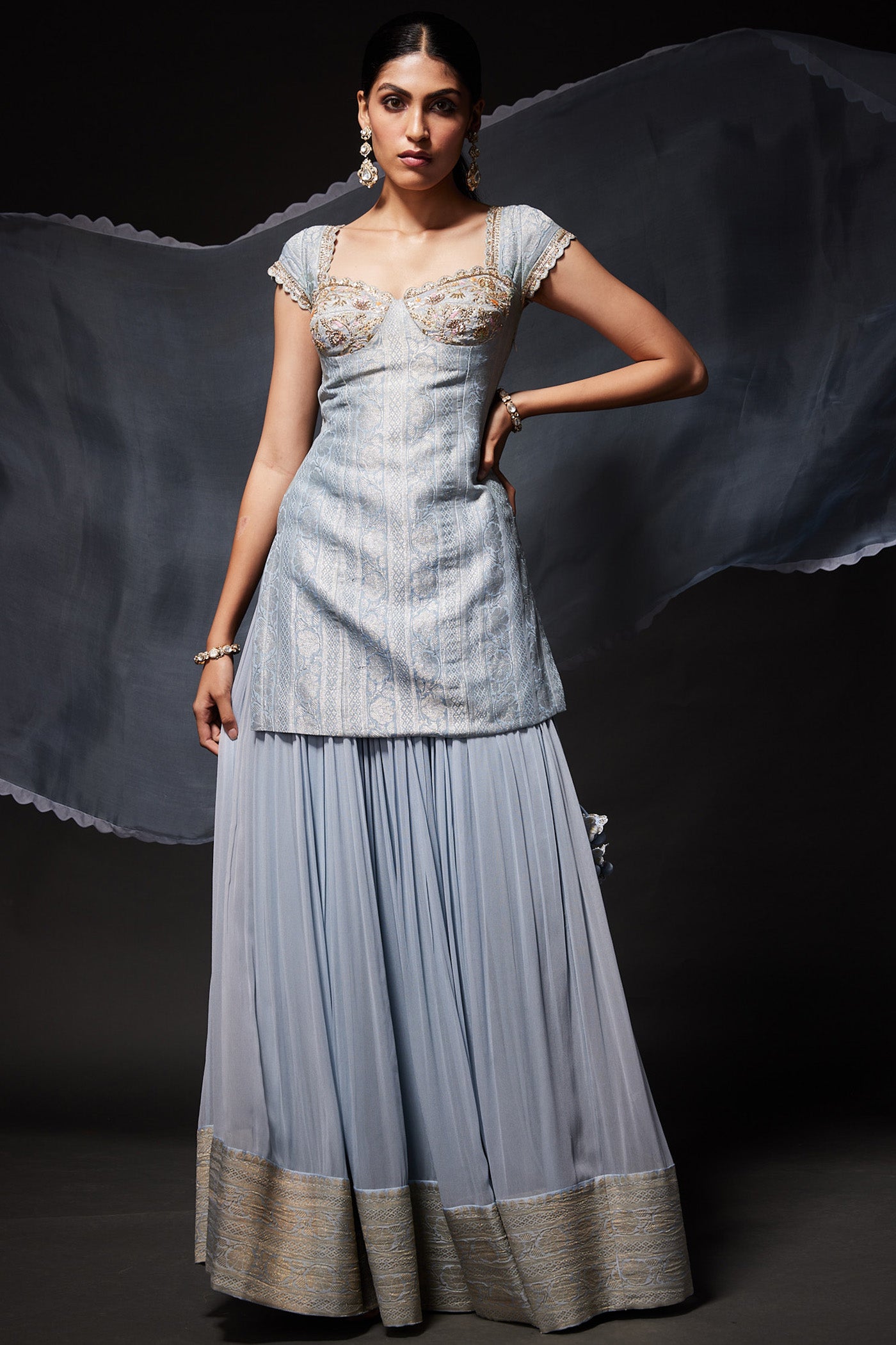 Powder Blue sherara