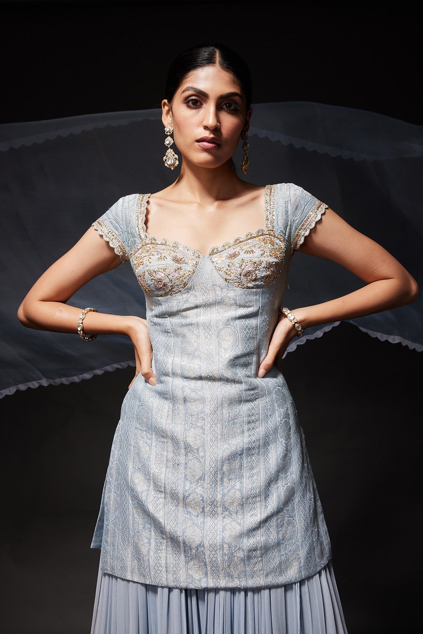 Powder Blue sherara