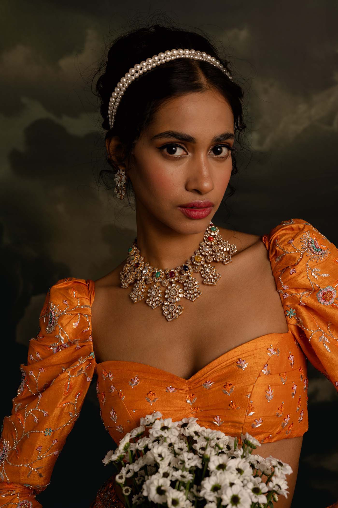 Amber Radiance Lehenga Set