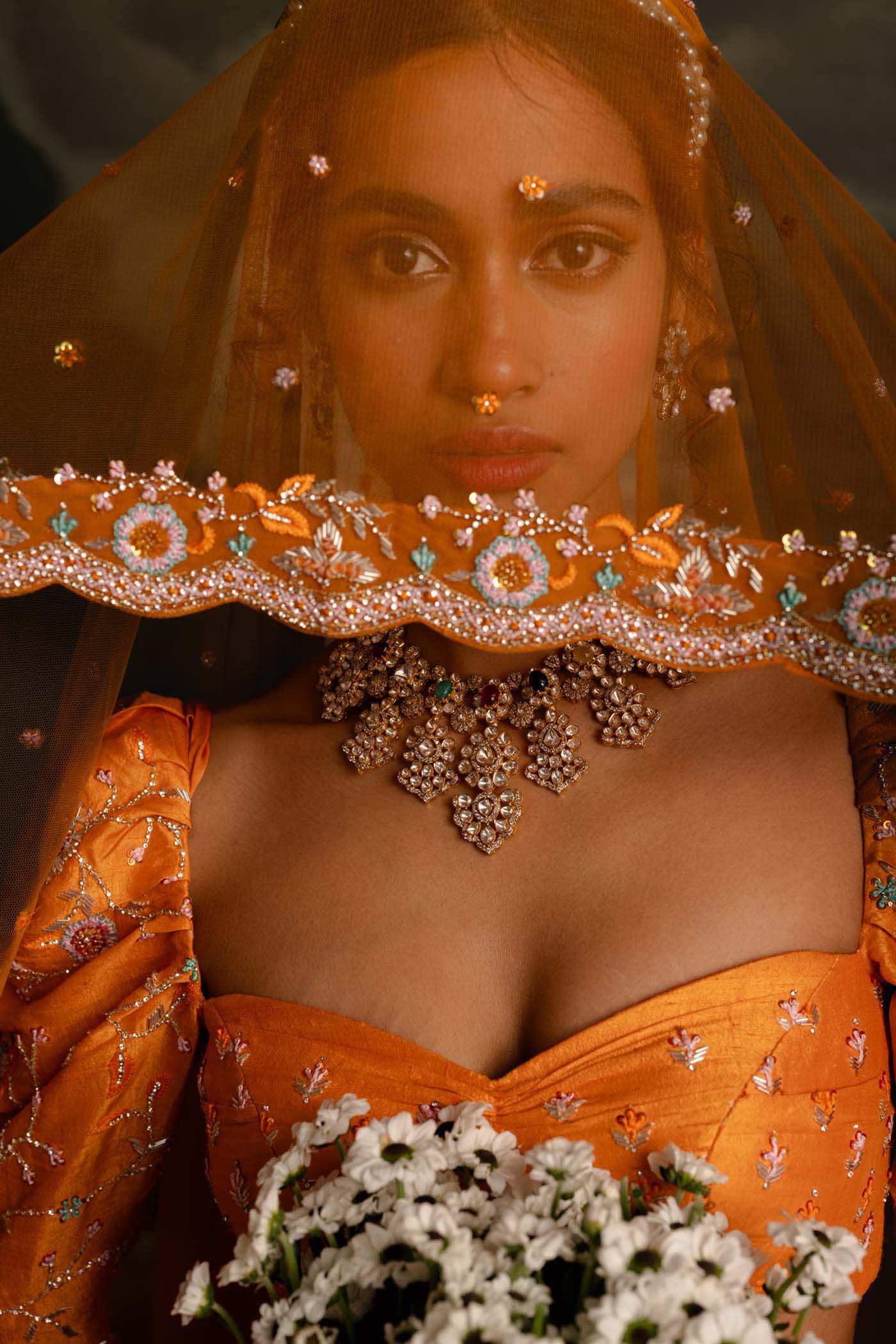 Amber Radiance Lehenga Set