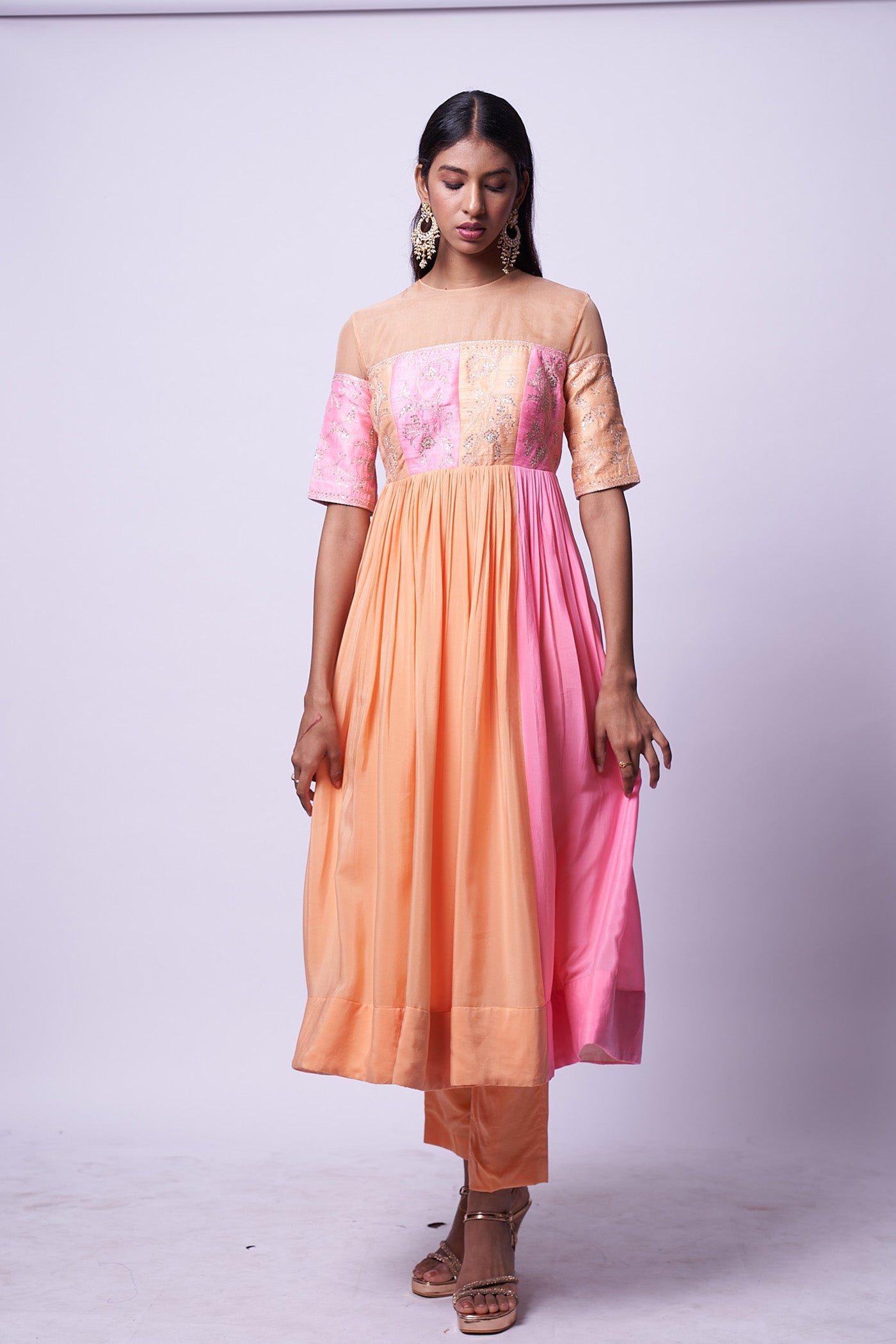 double shade silk dress Silk Double Shade Dress