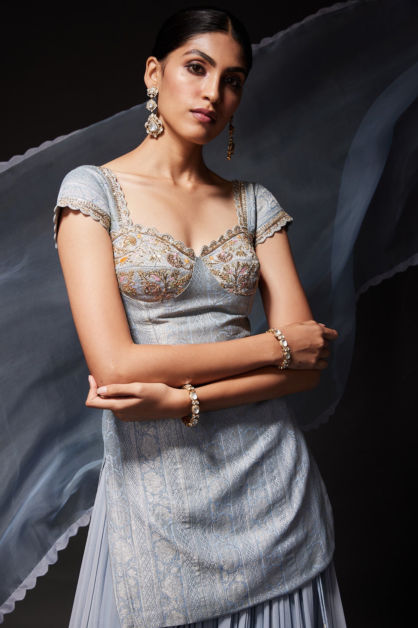 Powder Blue sherara