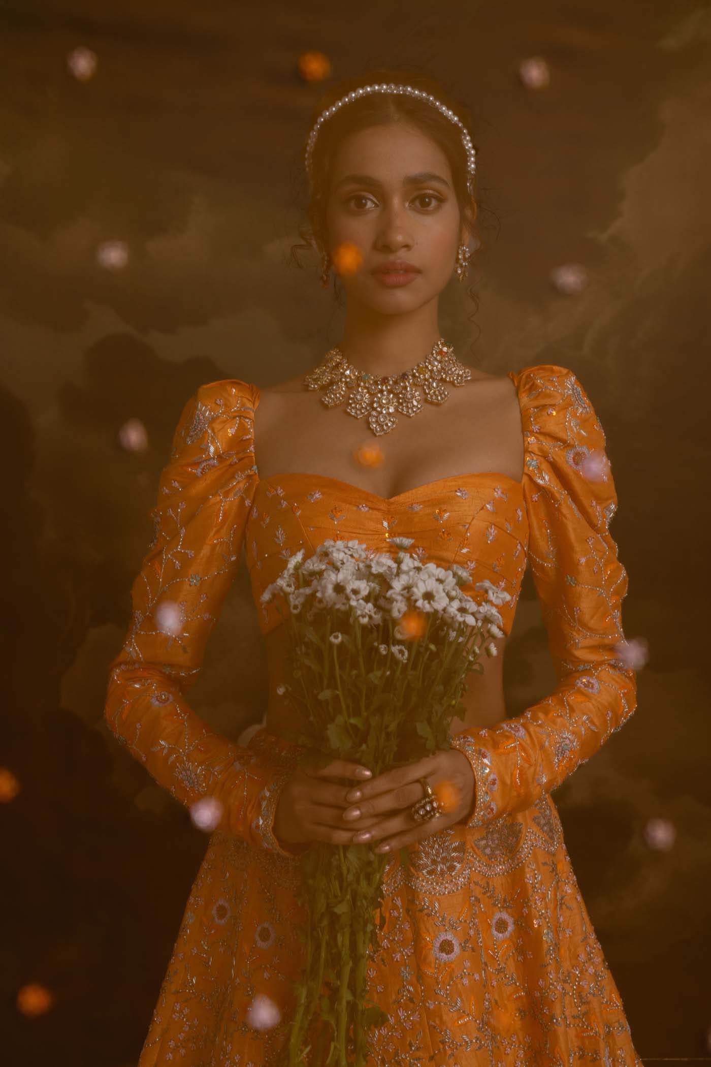 Amber Radiance Lehenga Set