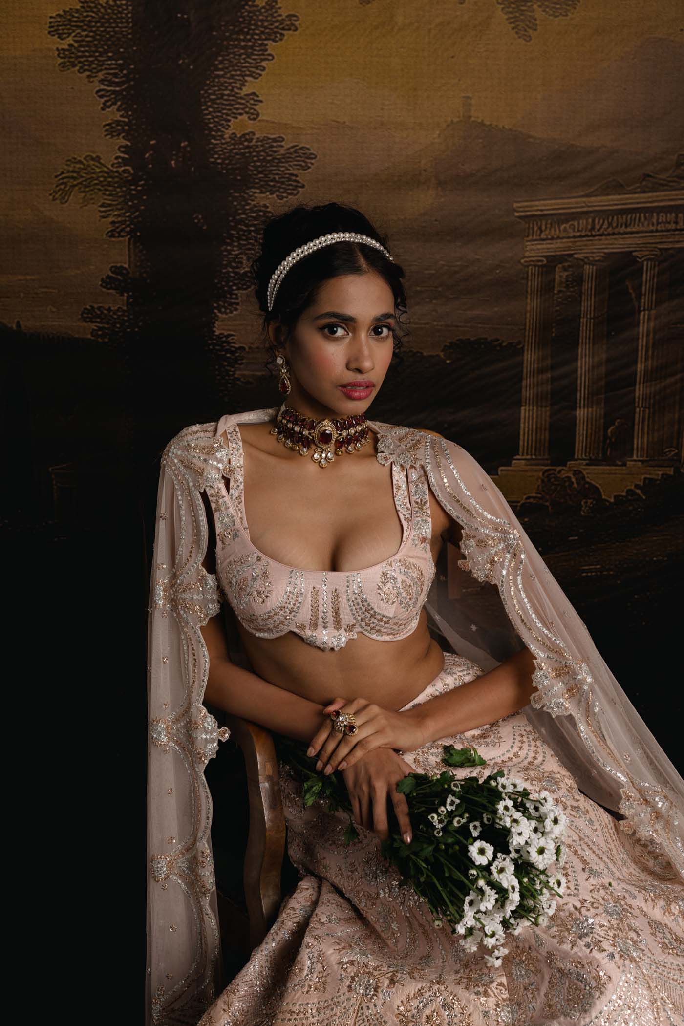 Blush Elegance Lehenga Set