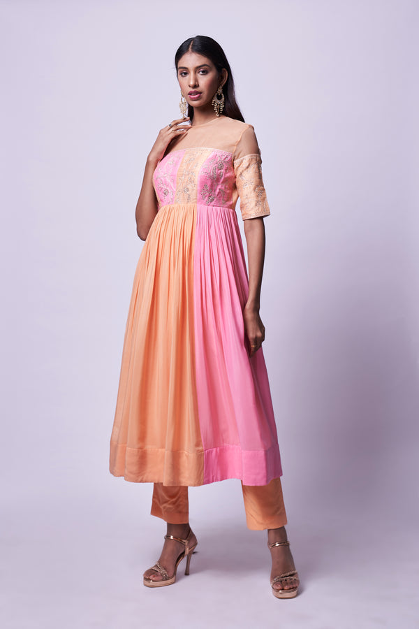 Miya Dress - Double shaded dress